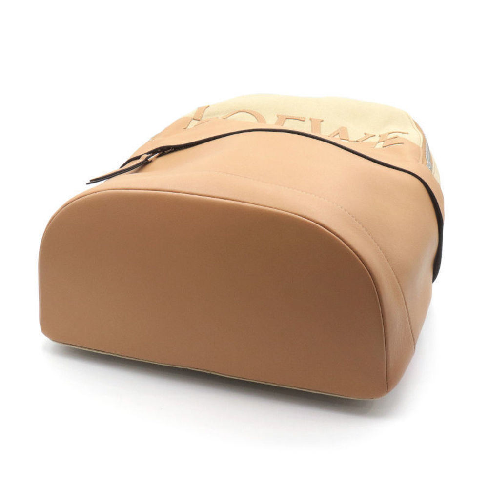 Loewe Backpack Brown Patchwork Canvas Beige - image 3